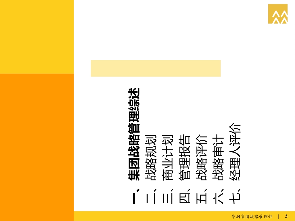 华润-企业战略规划和战略管理报告专题培训课件_第3页