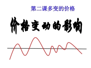价格变动的影响