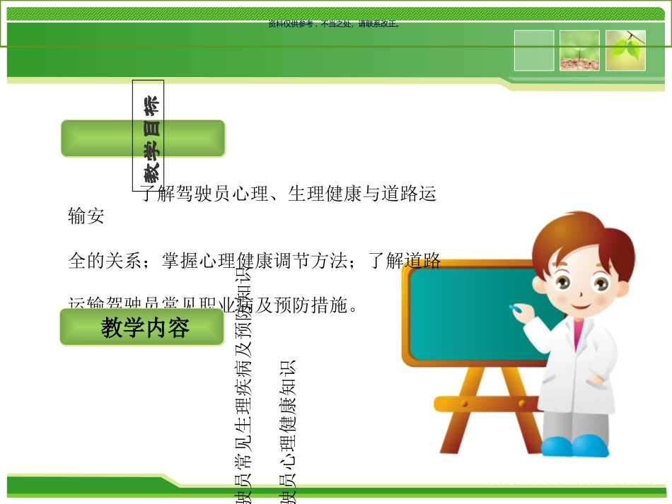 驾驶员职业心理和生理健康知识_第1页