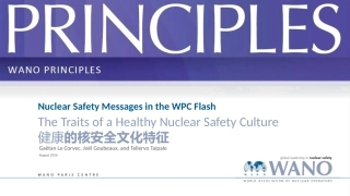 健康的核安全文化特征漫画