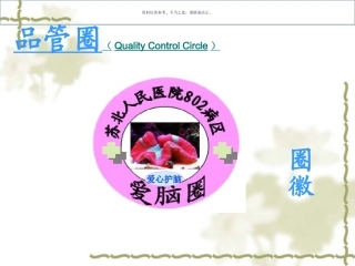 降低住院患者跌倒发生率神经内科品管圈QCC