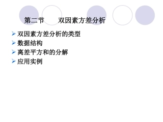 交互作用双因子方差分析