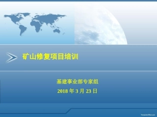 矿山修复情况终专家组