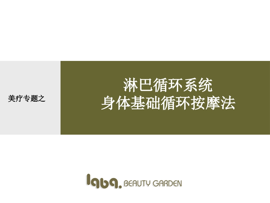 淋巴循环MCB描述_第1页