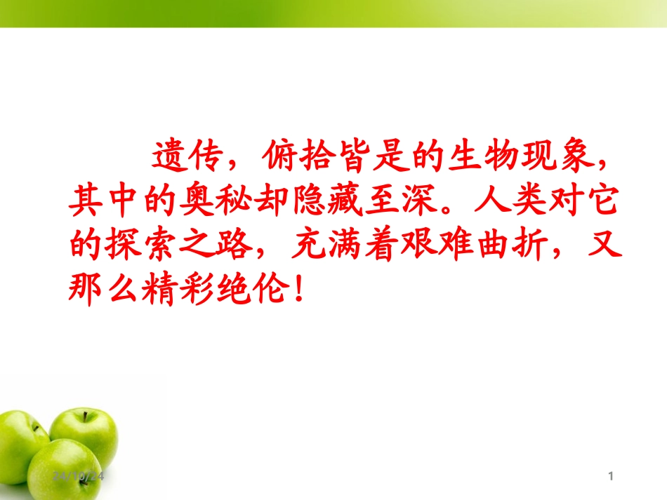 孟德尔豌豆杂交实验_第1页