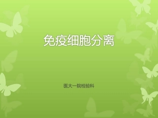 免疫细胞分离