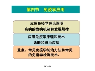 免疫学防治与诊断