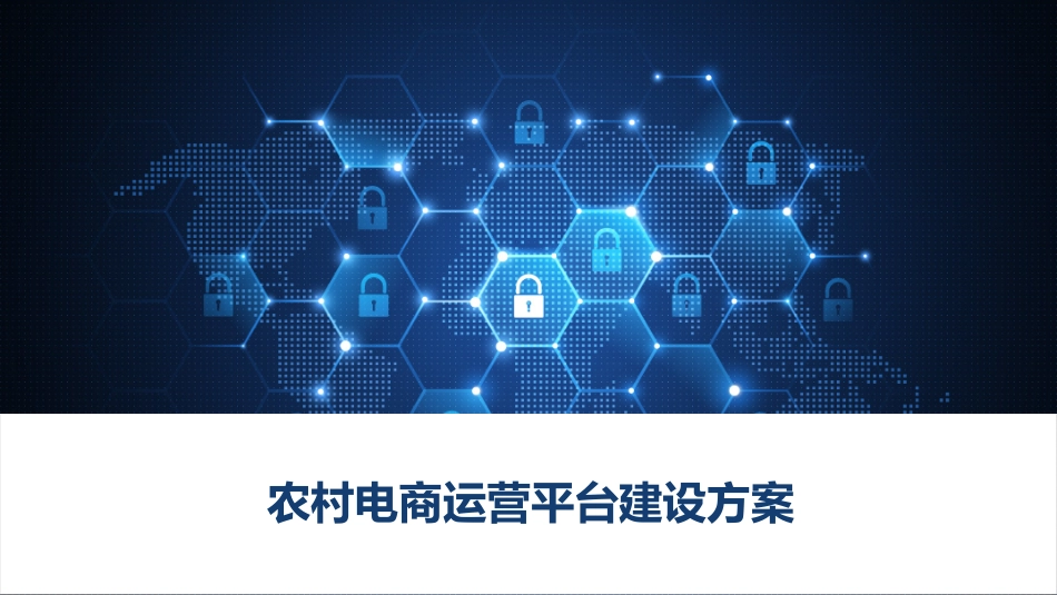 农村电商运营平台建设方案_第1页