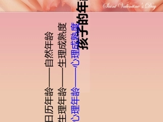 钱志亮：解读儿童入学成熟水平专题培训课件