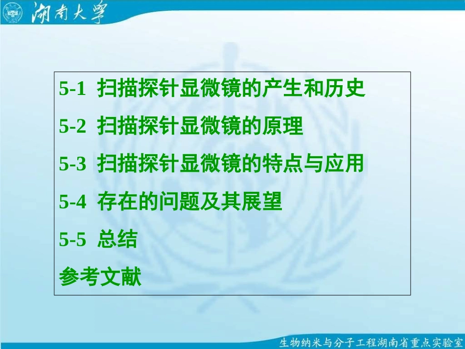 扫描探针显微镜技术及其应用_第1页