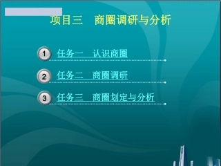 商圈调研与分析