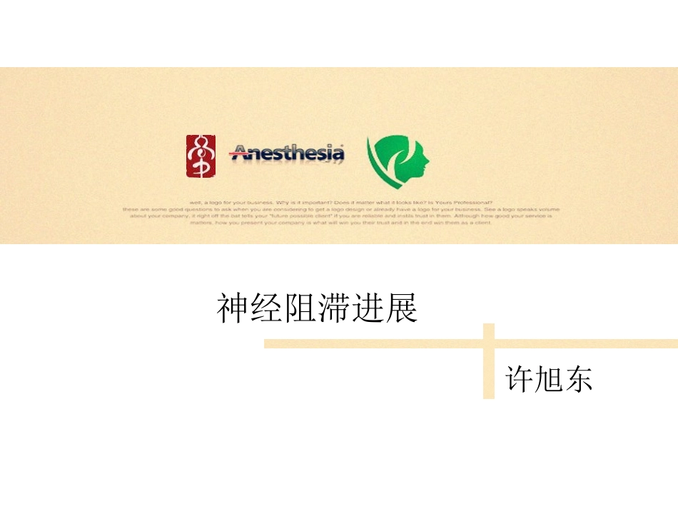 神经阻滞进展_第1页