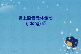 肾上腺素受体激动药