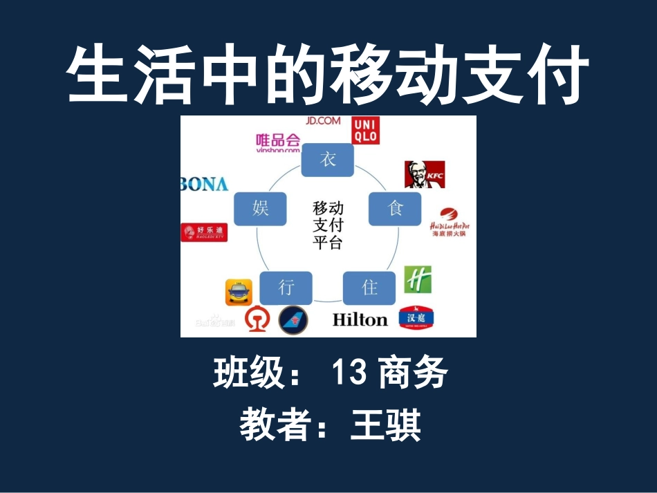 生活中的移动支付课件_第1页