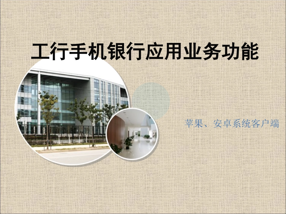 手机银行业务功能全解_第1页