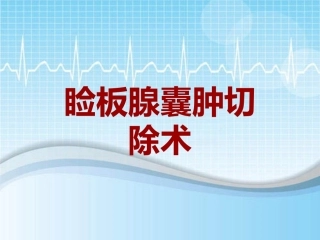 手术讲解模板睑板腺囊肿切除术