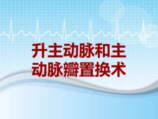 手术讲解模板升主动脉和主动脉瓣置换术