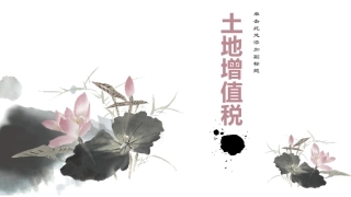 土地增值税课件