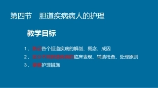 外科护理学胆道疾病