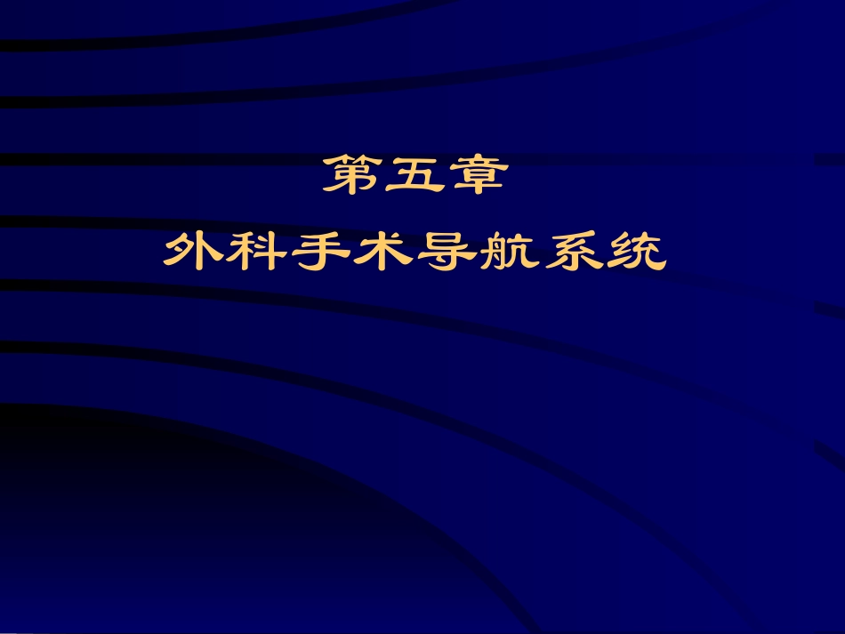 外科手术导航系统_第1页