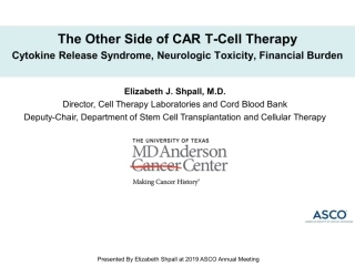 细胞因子释放综合征的评估和管理