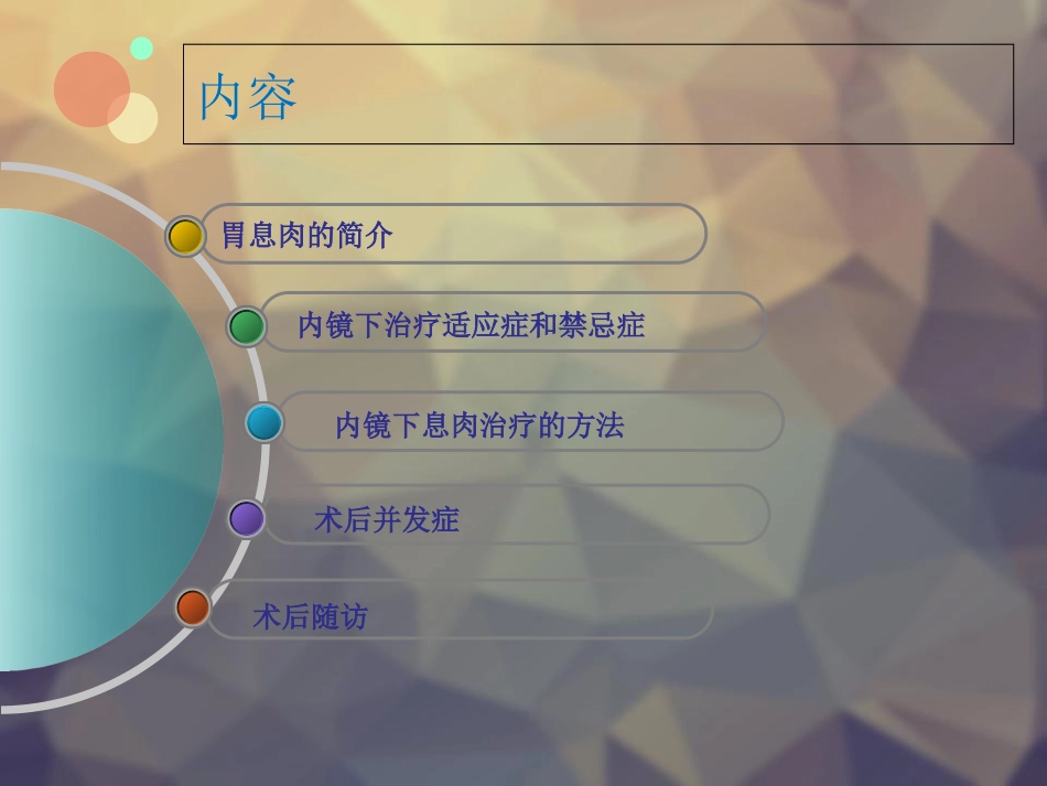 医学课件胃息肉专业医学知识宣讲_第1页
