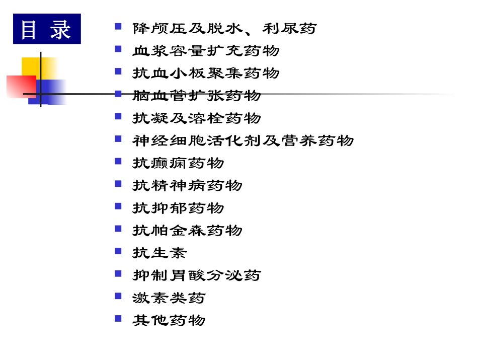 医学神经内科常用药_第2页