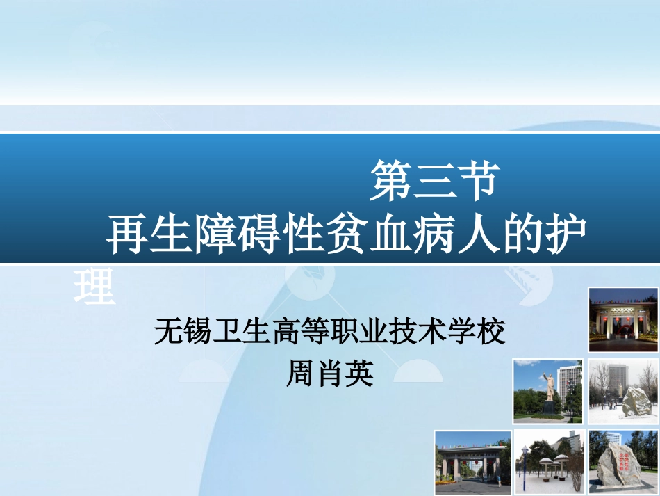 再生障碍性贫血病人的护理_第1页