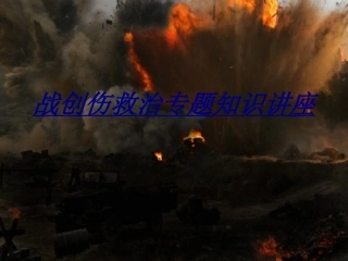 战创伤救治专题知识讲座讲义