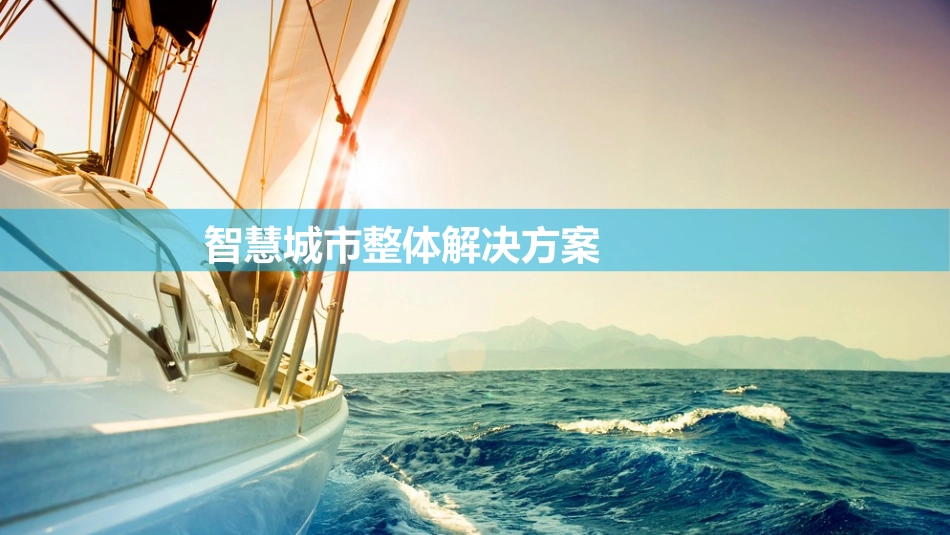 智慧城市整体解决方案_第1页