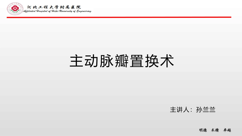 主动脉瓣置换术_第1页