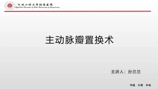 主动脉瓣置换术