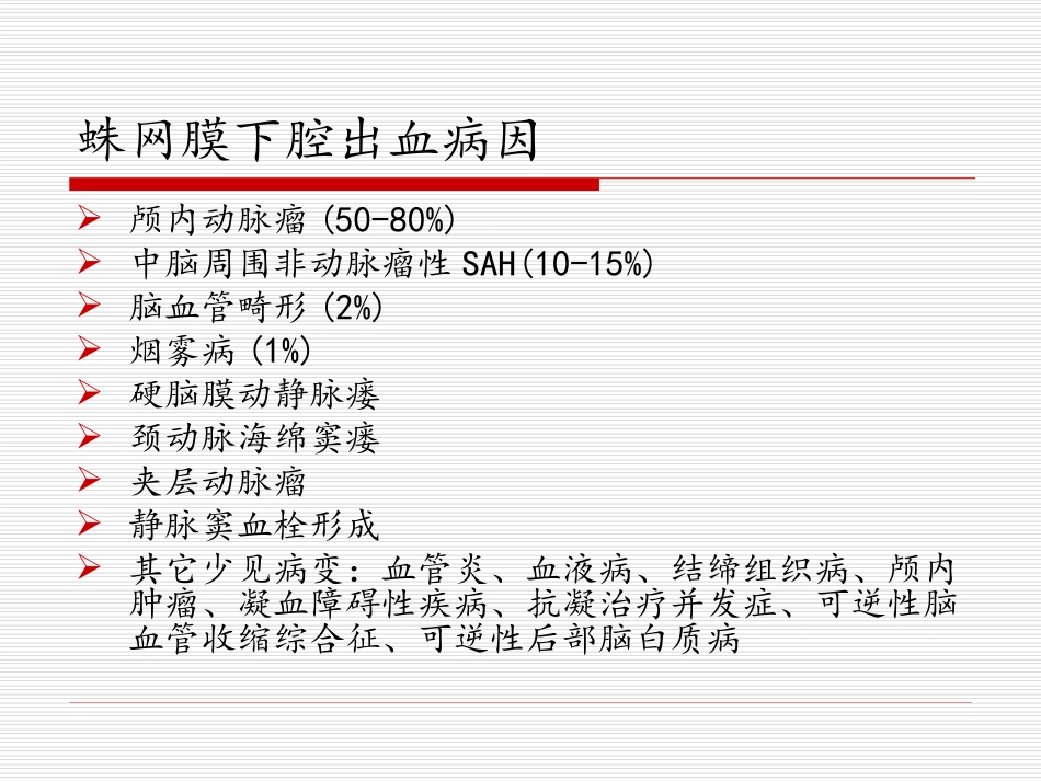自发性蛛网膜下腔出血的规范化治疗谭华桥_第3页