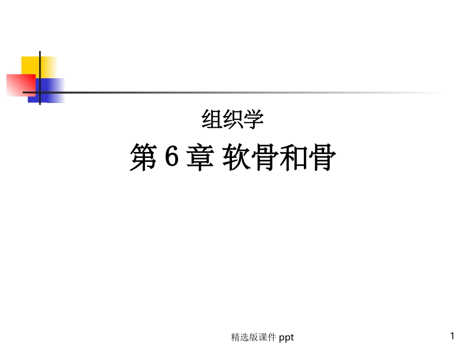 组织学软骨和骨_第1页