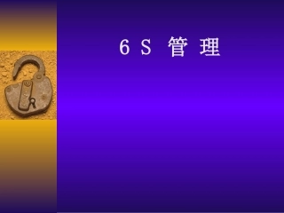 6S培训优质资料