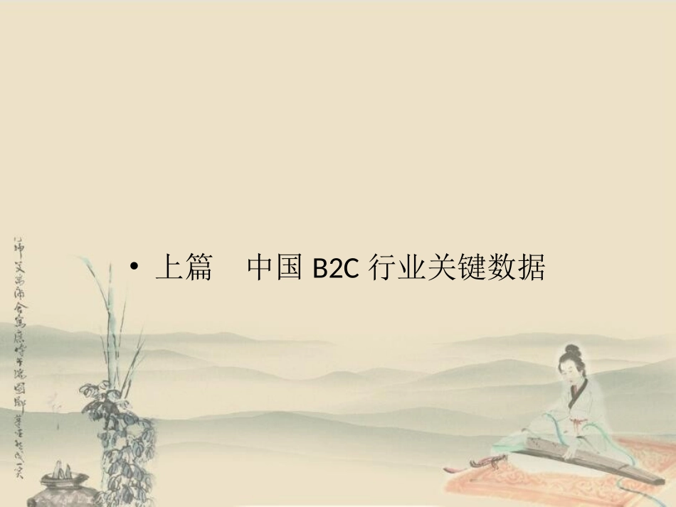 B2C行业数据及市场分析报告_第3页