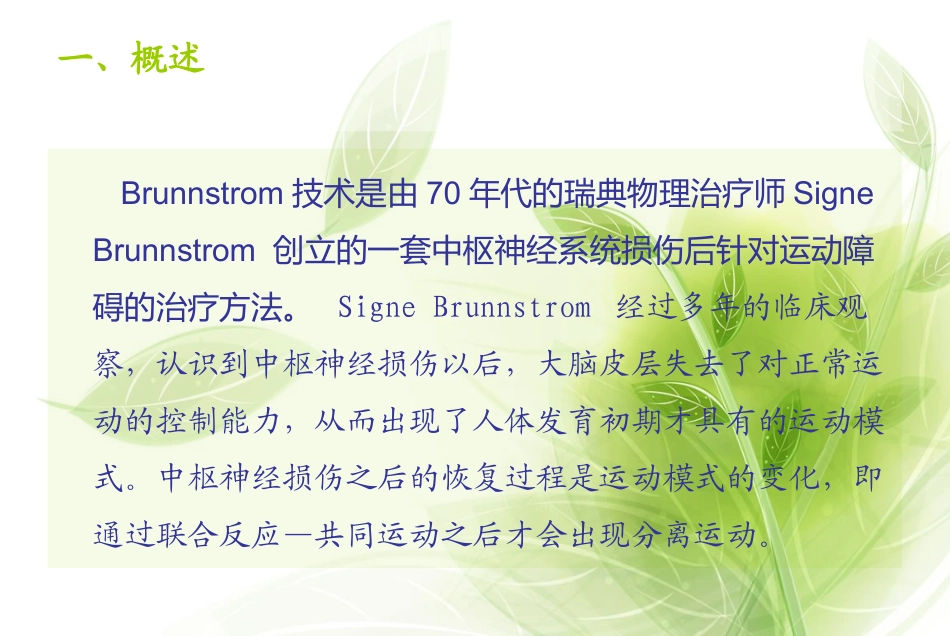 Brunnstrom技术_第3页