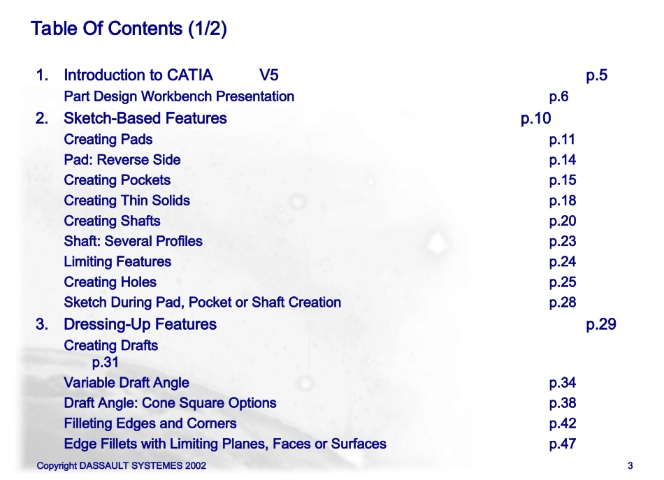CATIA实例的英文教程公司的培训材料_第3页