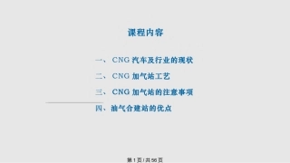 CNG各种加气站基础知识实用课件