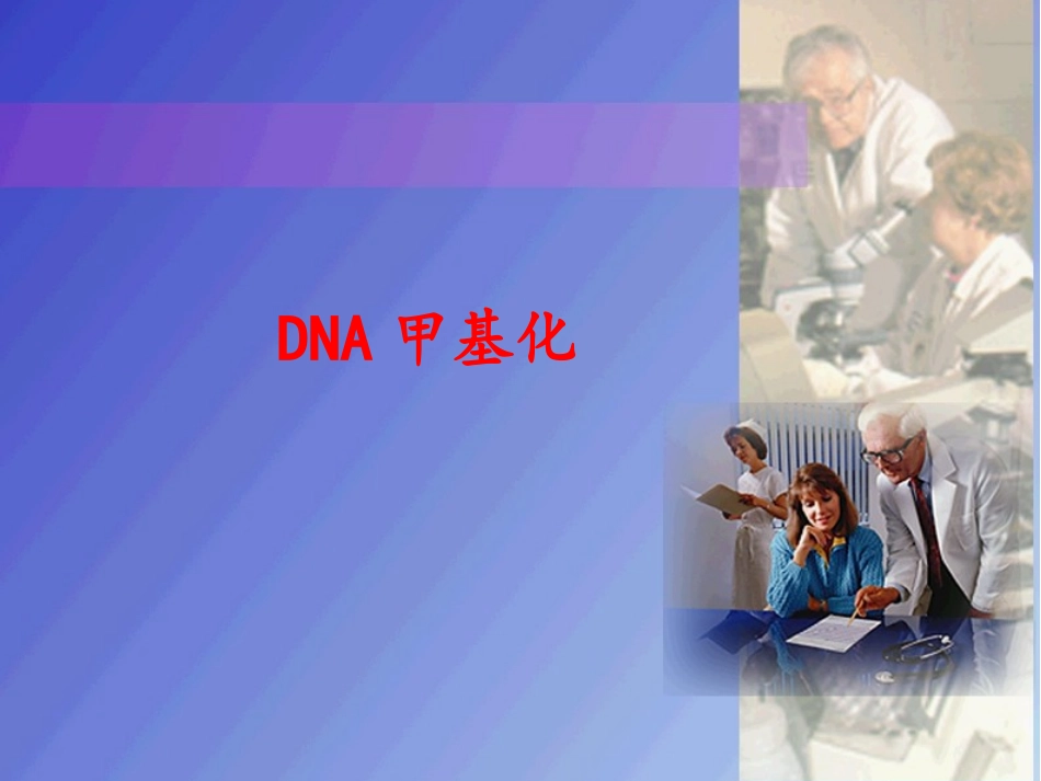 DNA甲基化_第1页