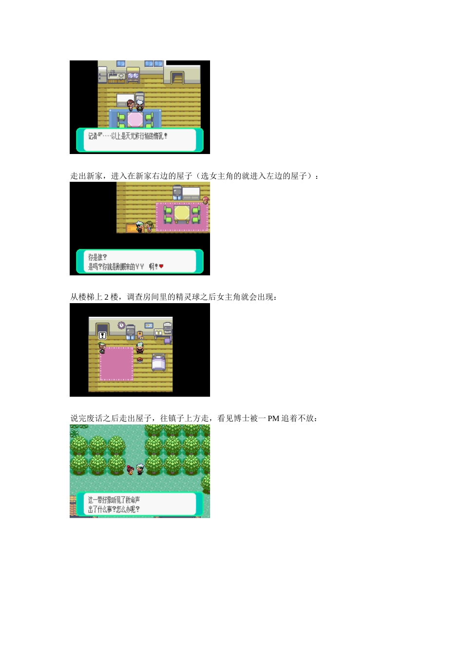 口袋妖怪绿宝石图文攻略汇总_第2页