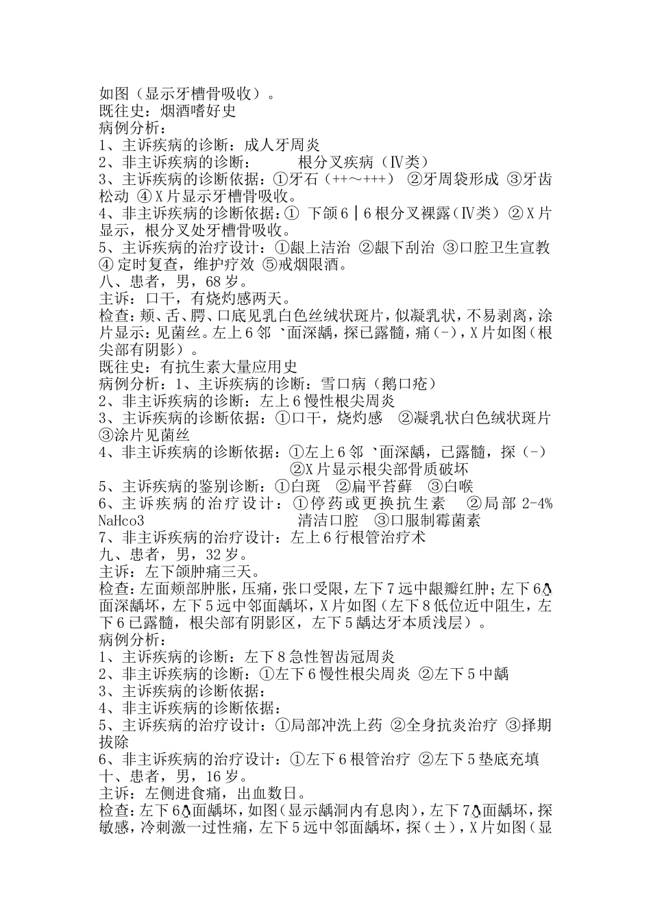 口腔病例分析_第3页