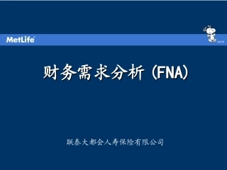 FNA财务需求分析
