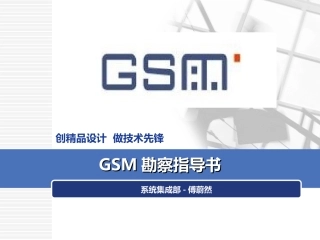 GSM勘察指导书