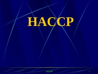 HACCP培训课件