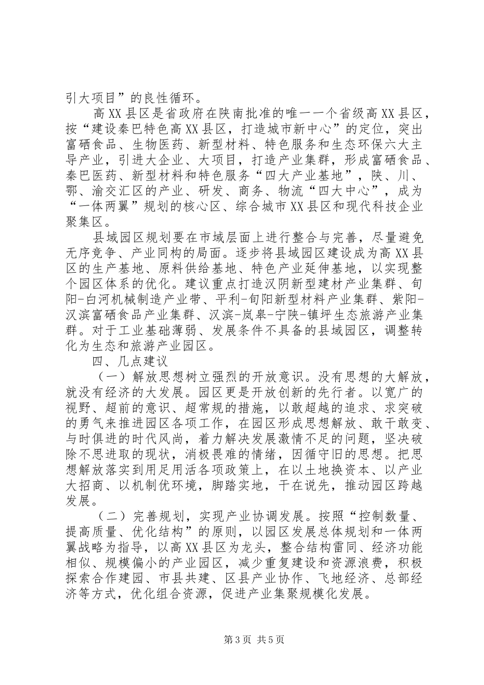 市园区跨越发展意见_第3页