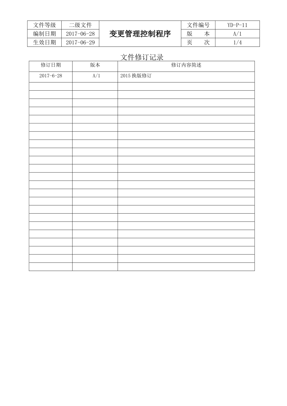 变更管理控制程序(同名13118)_第2页