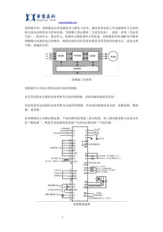 变频器的工作原理以及接线图