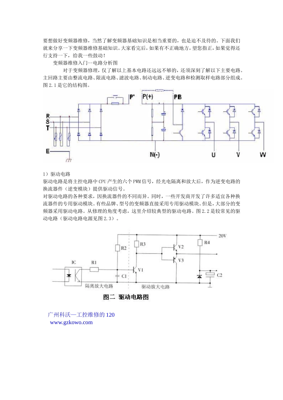 变频器电路原理详解经典_第1页