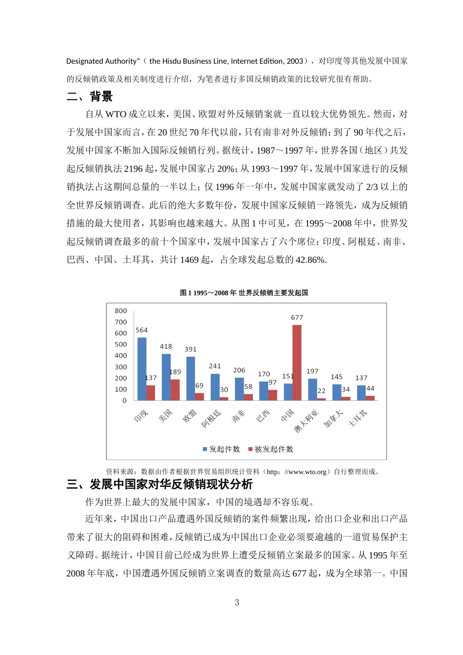 发展中国家的对华反倾销分析_第3页